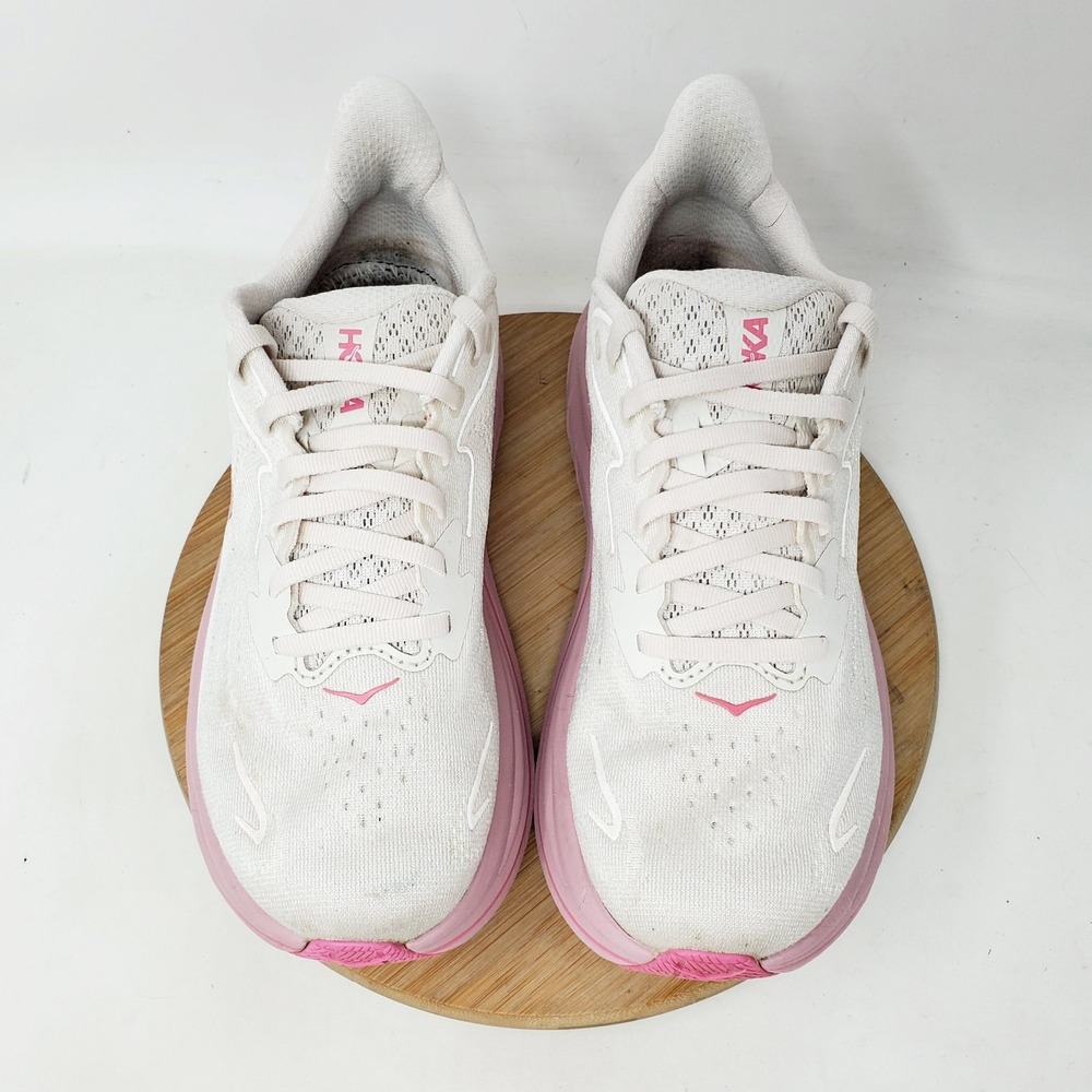 Hoka One One Clifton 10 Running Shoes Womens 6 Lace Up Comfort Sneaker - Picture 4 of 11